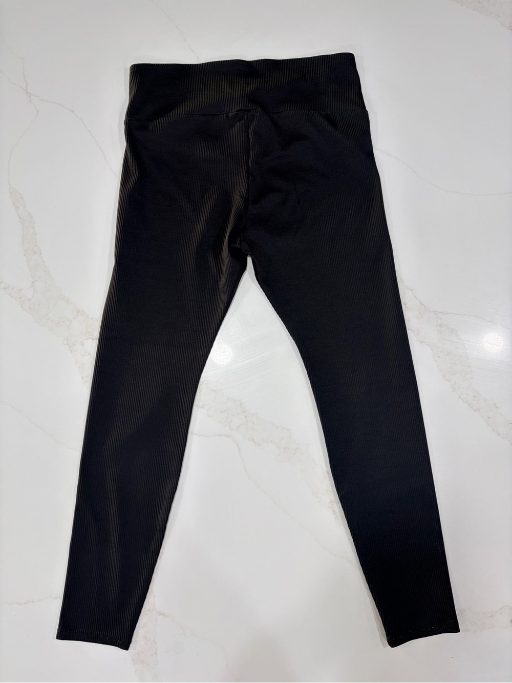 Avia Black Ribbed women’s Leggings XL - Picture 2 of 5